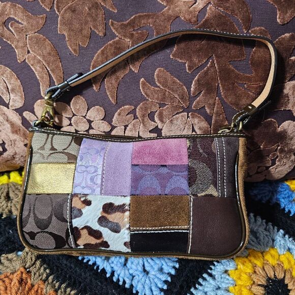 2005 Vintage y2k Coach Holiday Demi Shoulder Bag Purse - Picture 2 of 6